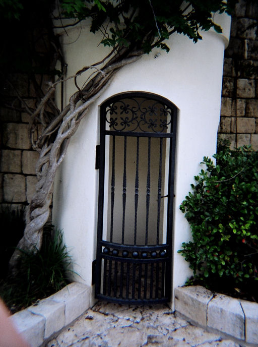 iron garden gate - mediterrania iron