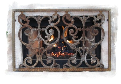 iron fireplace - mediterrania iron