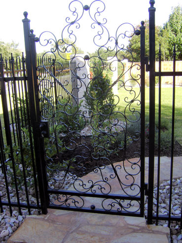 iron garden gate - weaver vreative - evans weaver